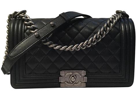 chanel boy bag caviar or calfskin|Chanel Boy Bag: Your Guide to Sizes, Styles, Prices .